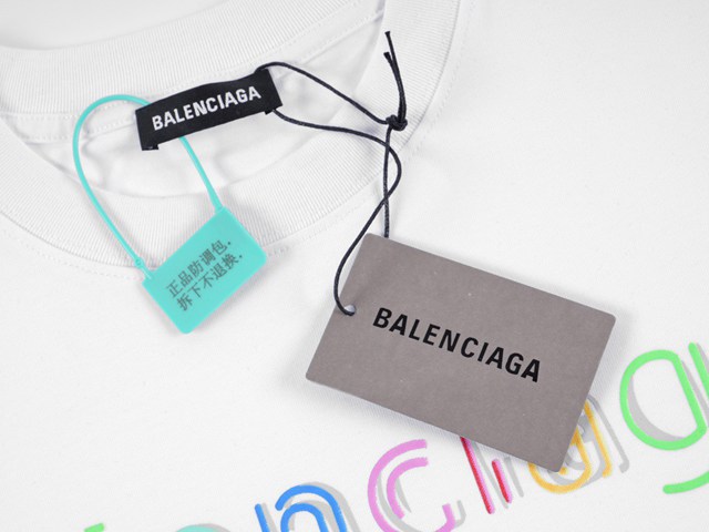 Balenciaga專櫃巴黎世家2023SS新款印花T恤 男女同款 tzy2867